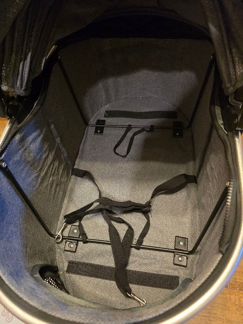 ペットカート グレー 小、中型犬用 新品 未使