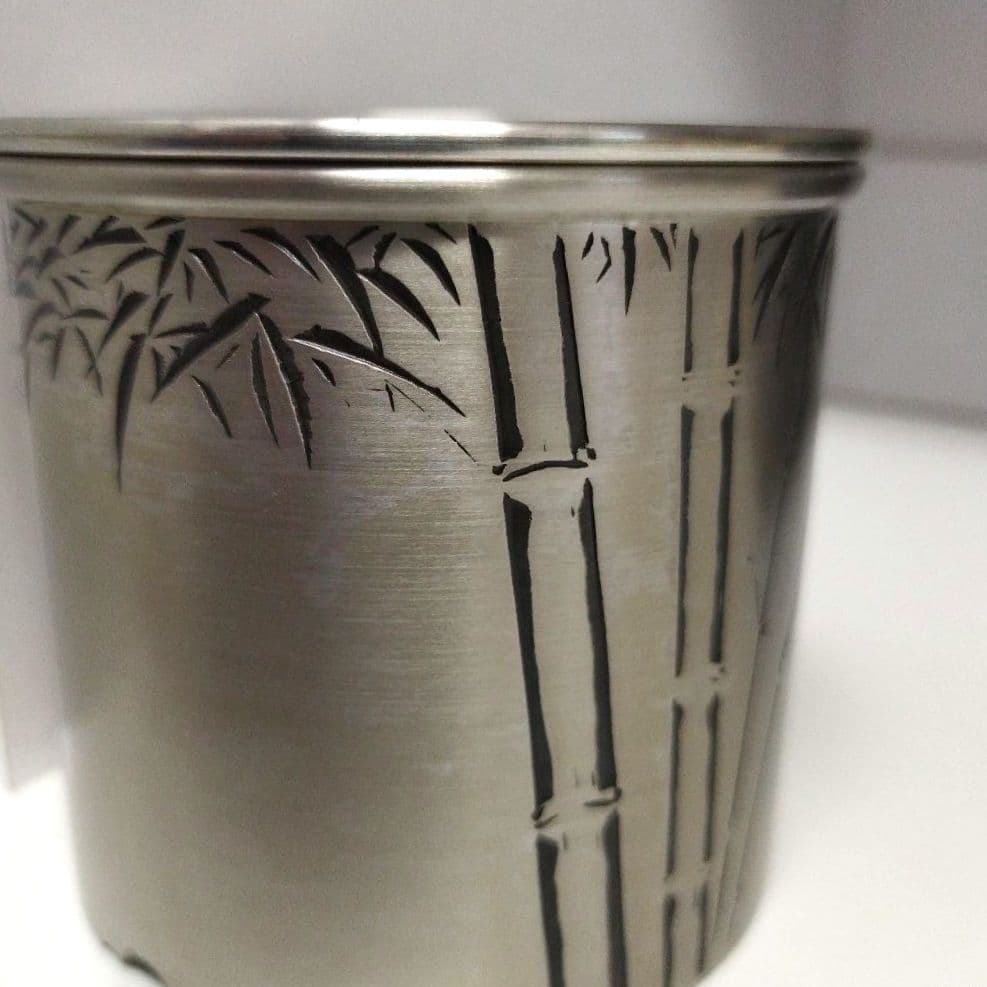 伝統工芸 　建水　 茶筒 こぼし　日本製 工芸品　鍛栄工房　未使用