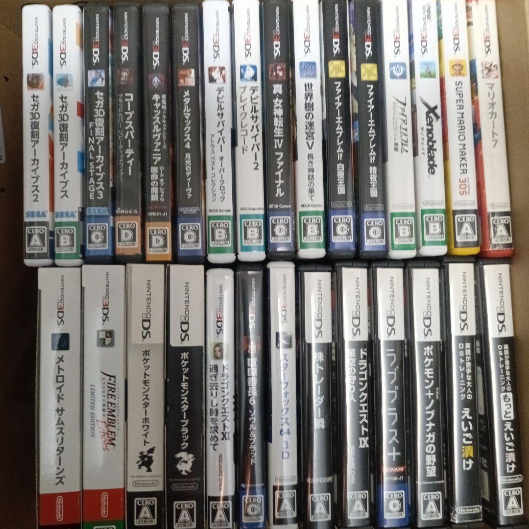 3DS/DSソフト　29本セット　セガ3D復刻　メタルマックス4　メトロイド他