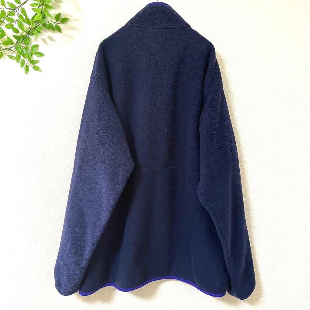 patagonia シンチラフリース ハーフジッププルオーバー L 紺