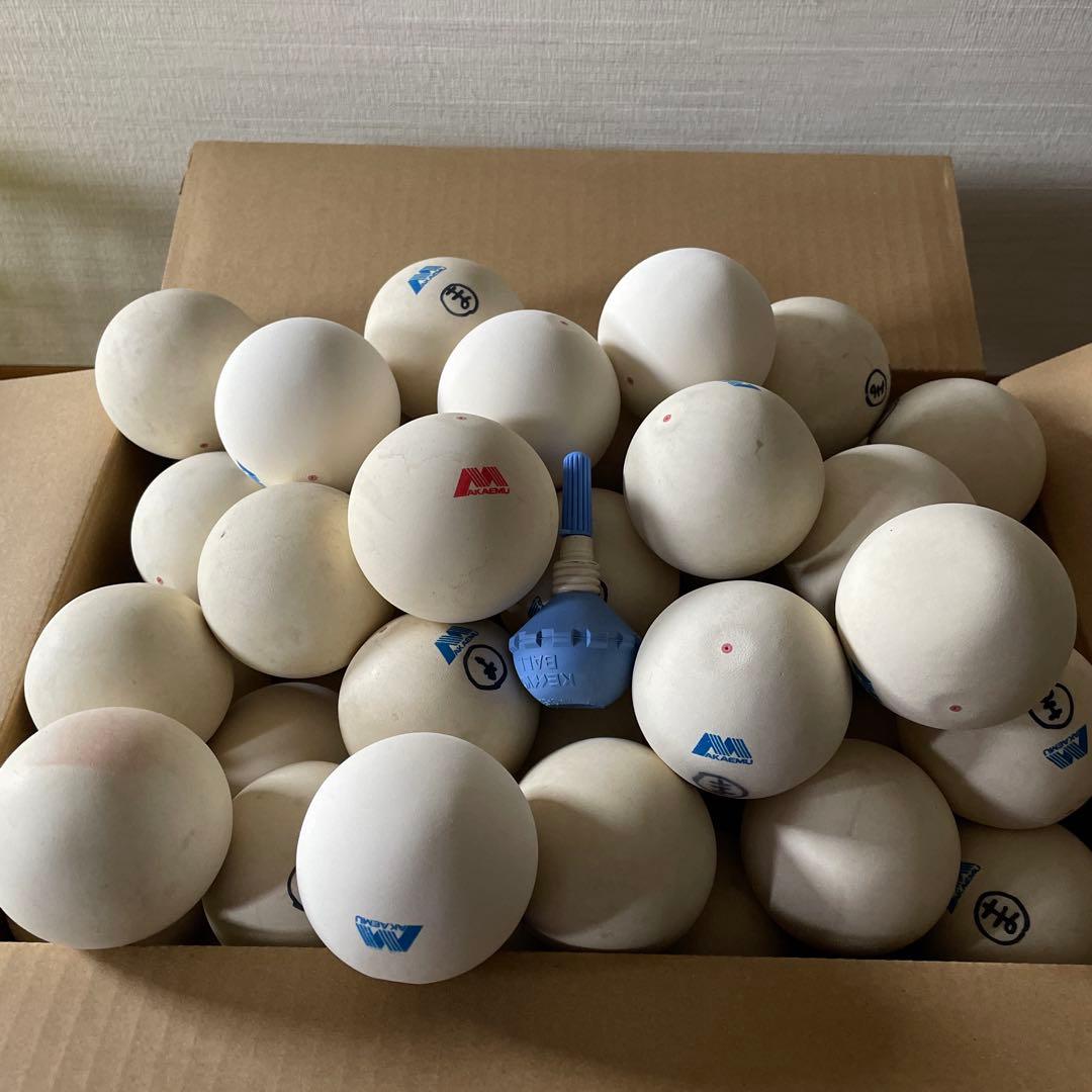 【早い者勝ち】ソフトテニス ボール アカエム 96球 美品