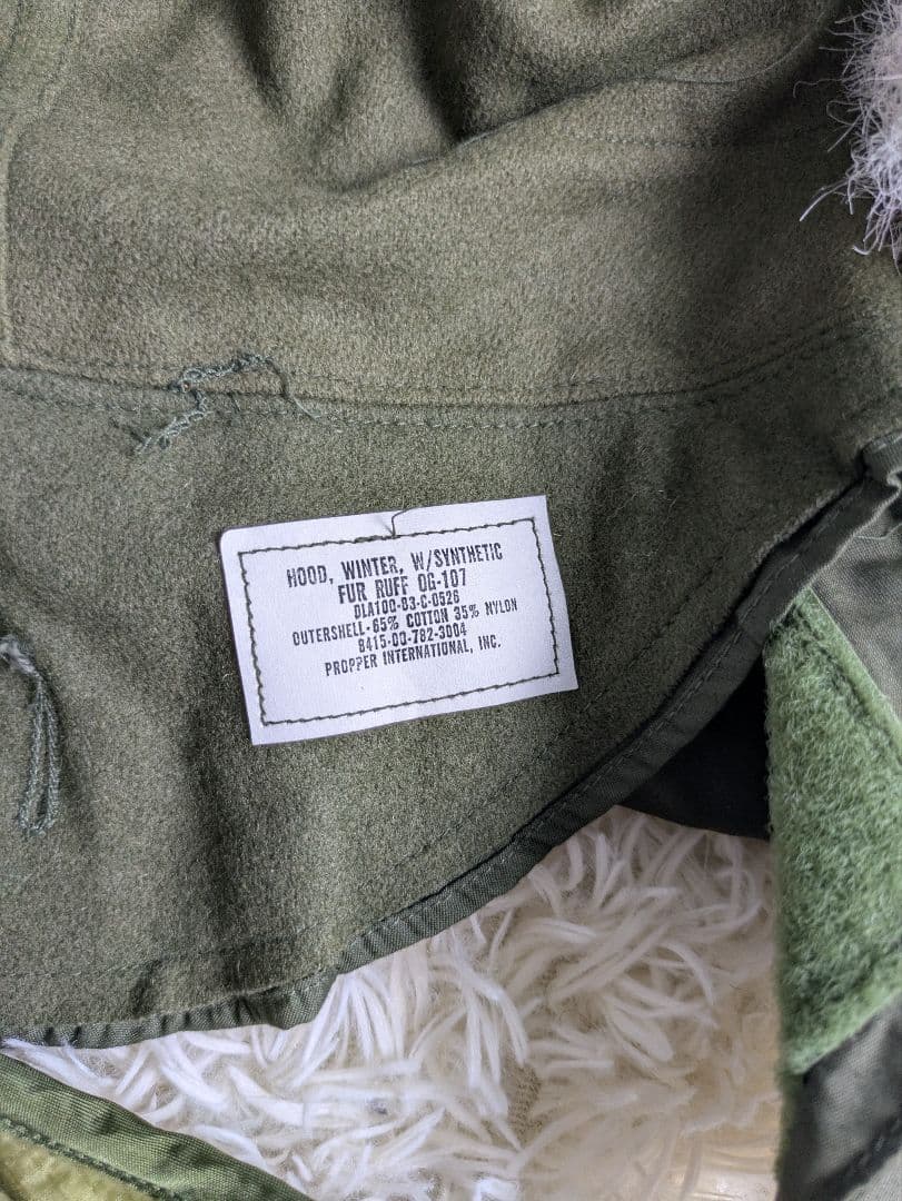 実物　フルセット　デッドストック　M‐65　フィッシュテール　モッズコート