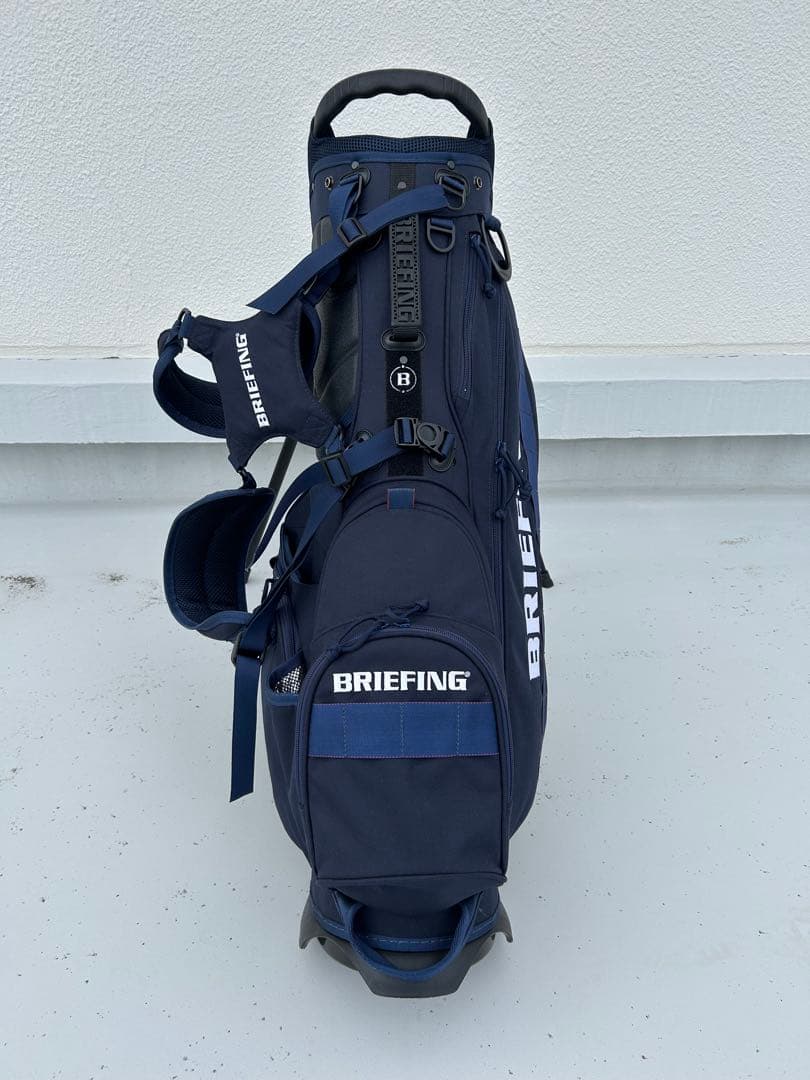BRIEFING ネイビー キャディバッグ　ヘッドカバー未使用