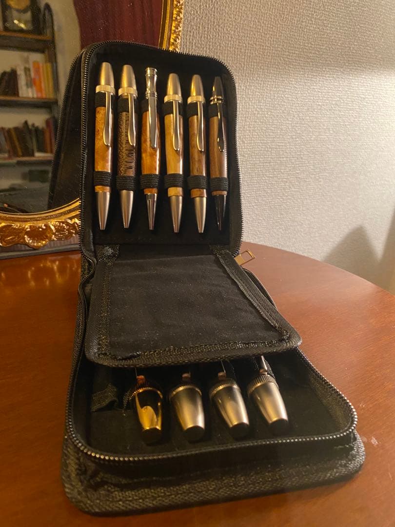 木軸のカスタムボールペン×10本分