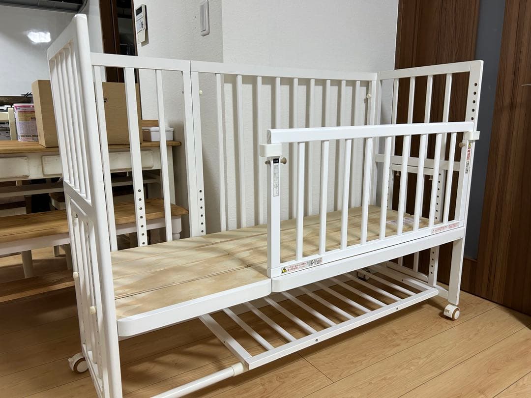 yamatoya そいねーる＋ロング ベビーベッド 【マットレス付き】