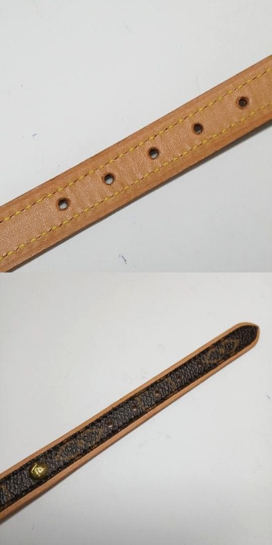 美品 ルイヴィトン 首輪 カラー 小型犬 M58072 コリエバクスターPM①