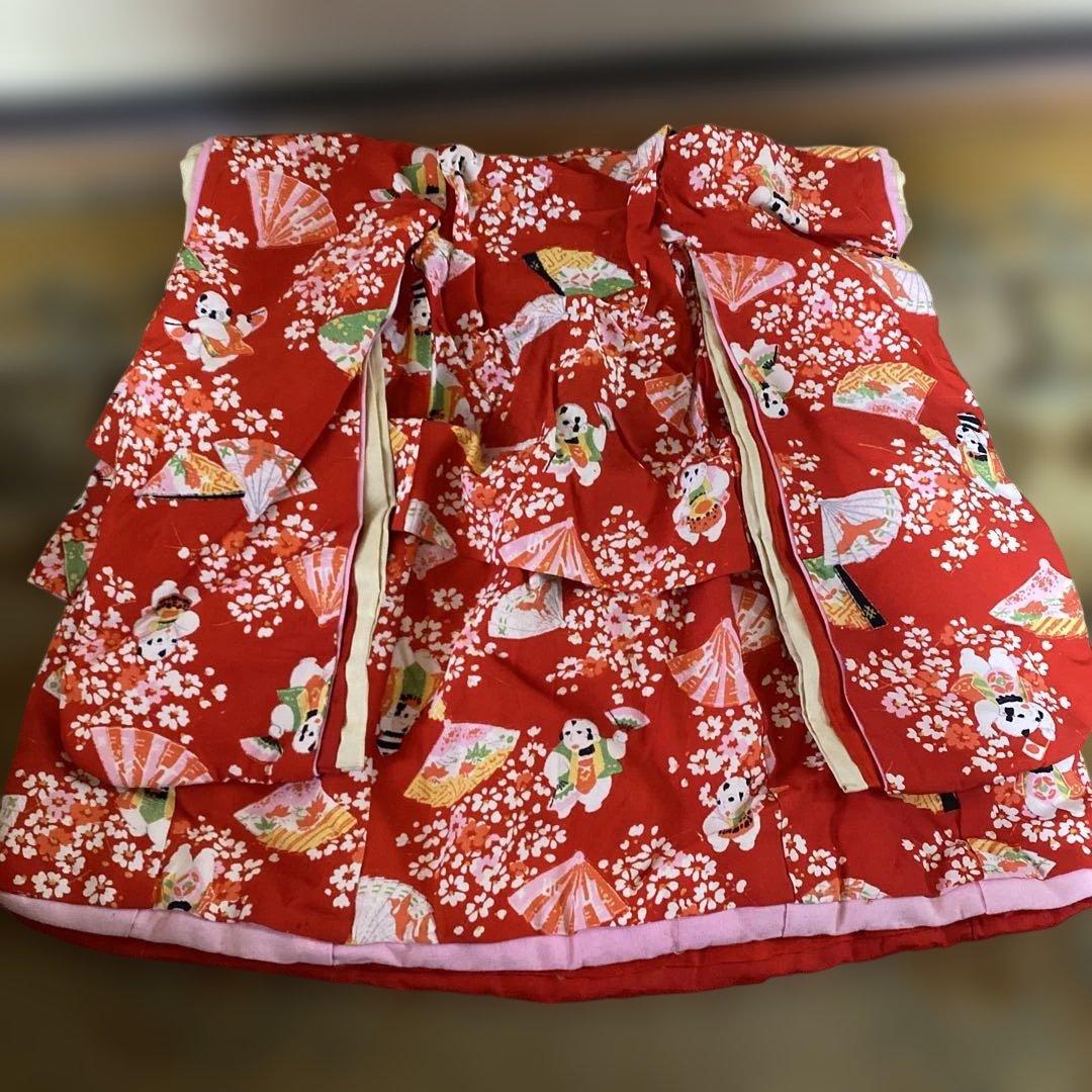 古い市松人形　４２ｃｍ　英山作　大正？　にっこり明るい　おまとめ割引　おかっぱ