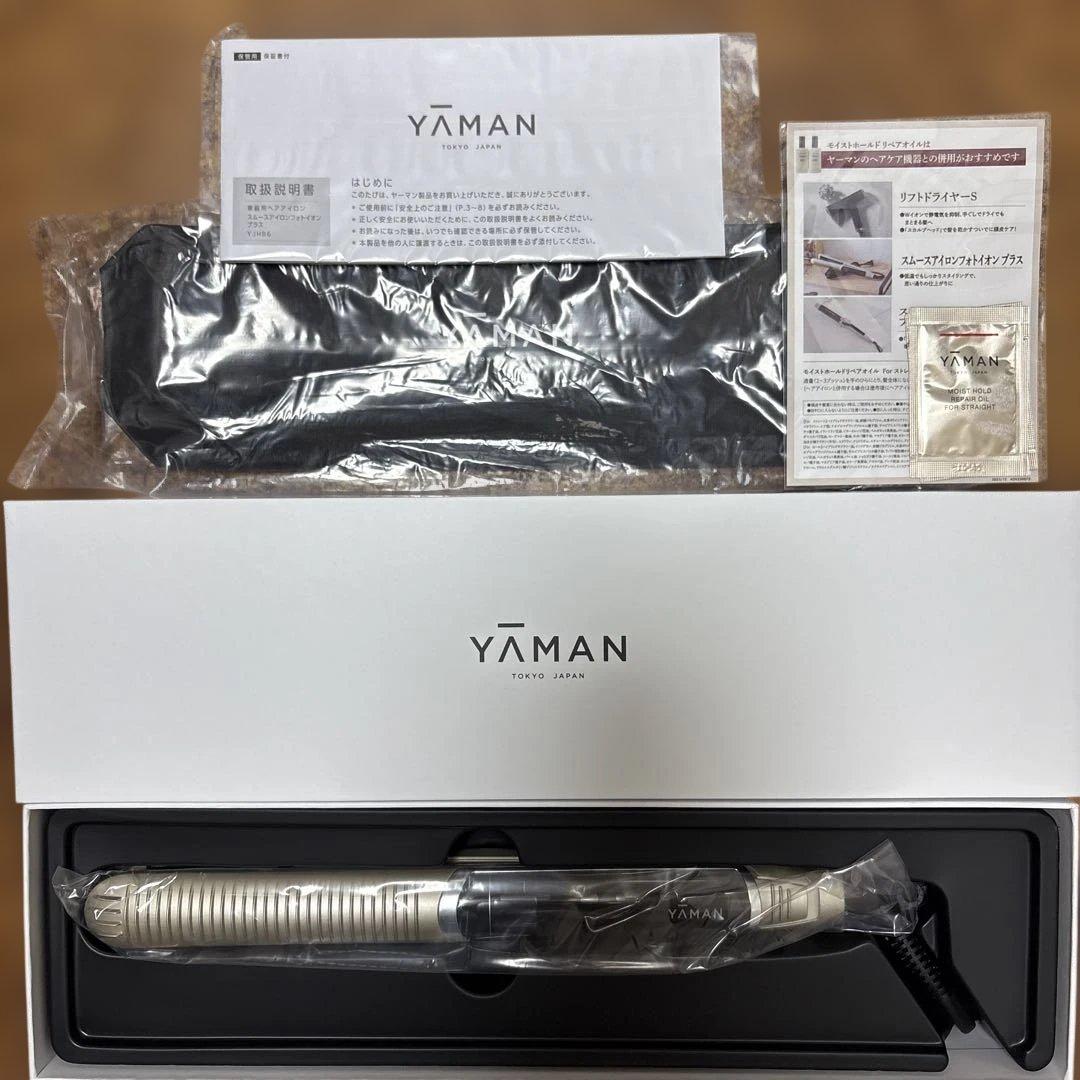 新品未使用 YA-MANヤーマン スムースアイロンフォトイオンプラス 　ゴールド