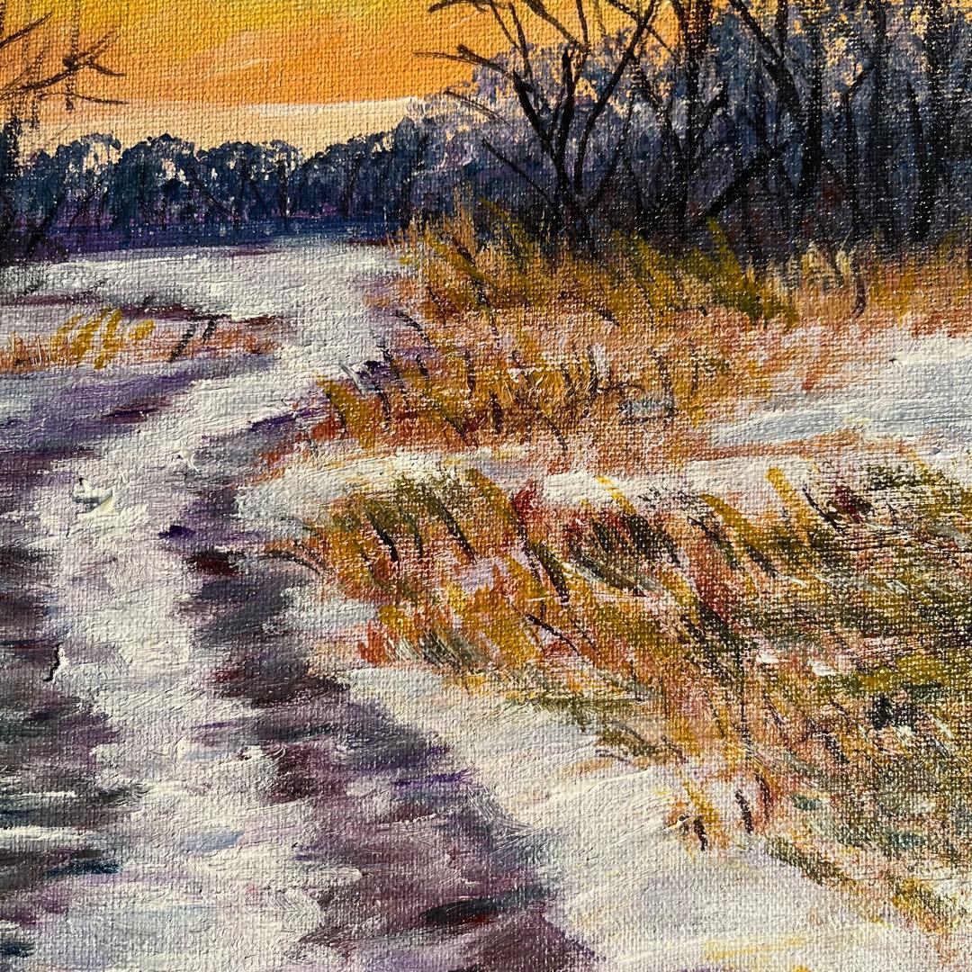 アサヒ 手書き油絵 花瓶の花 2点