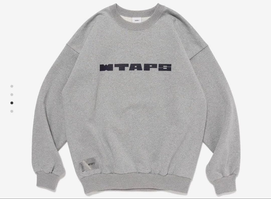 トップス wtaps BRICK / SWEATER / COTTON GRAY XL