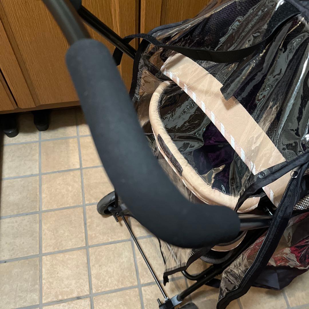 GEX ペットカート　わんわんカート スーパーライト　モカブラウン　雨除けカバー