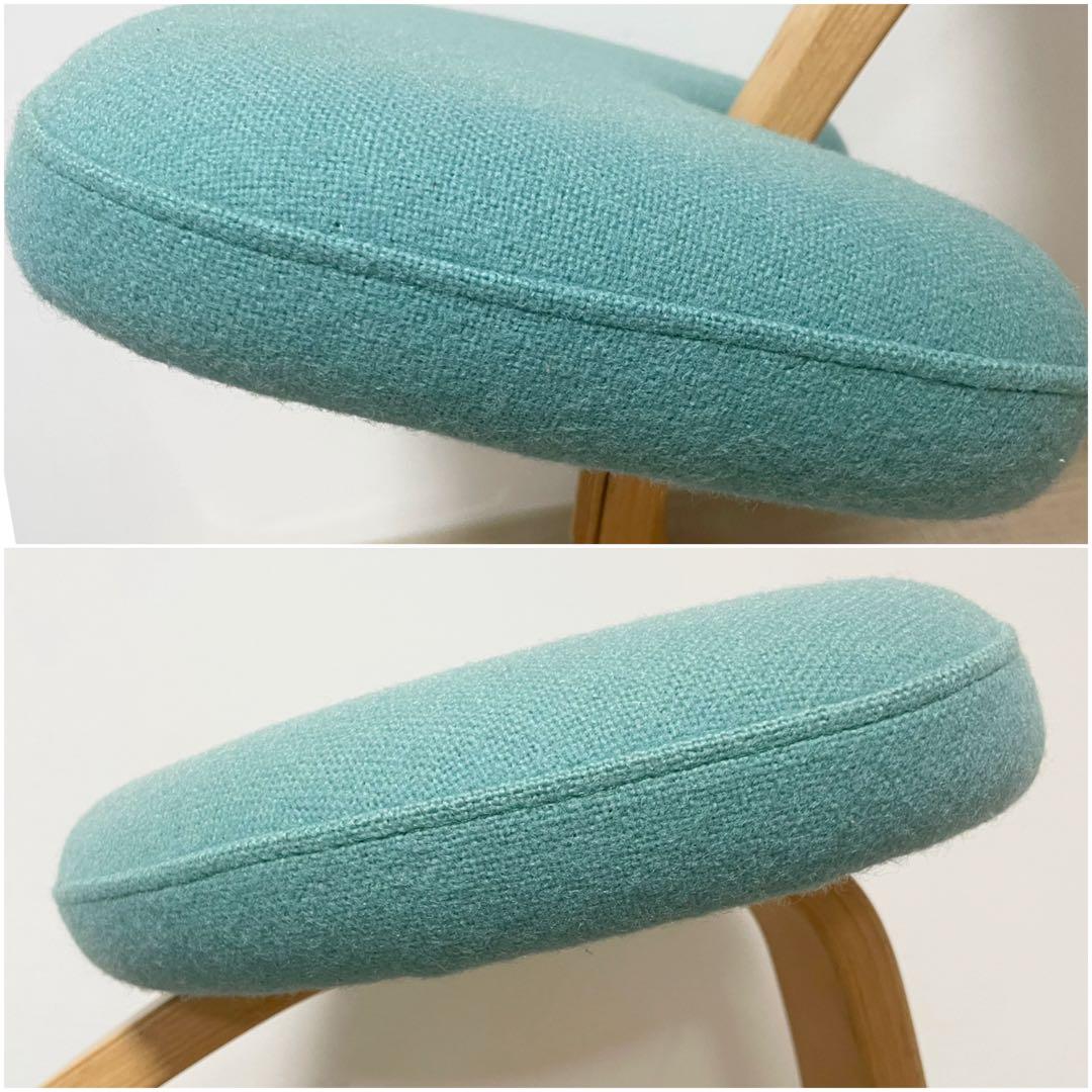 ★美品★ バランスイージー　姿勢矯正バランスチェア　ライトグリーン　リボ社