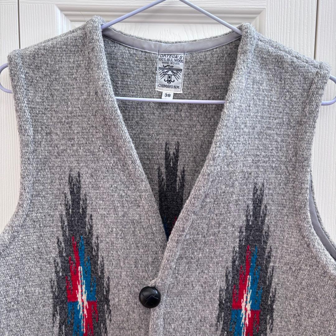 岡*]様 オルテガ グレー 38 スクエアフロント　チマヨベスト ポケット