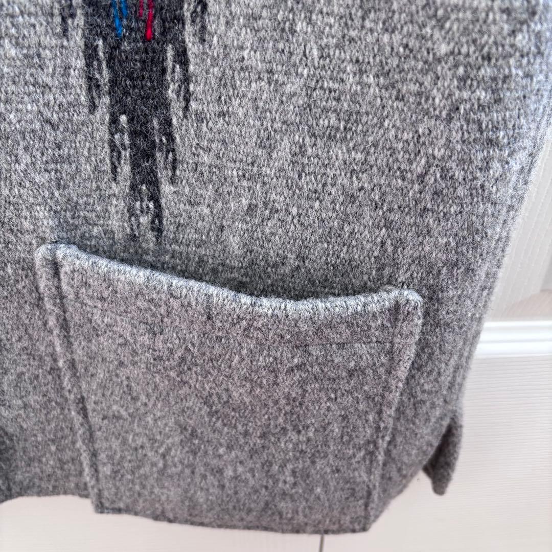 岡*]様 オルテガ グレー 38 スクエアフロント　チマヨベスト ポケット