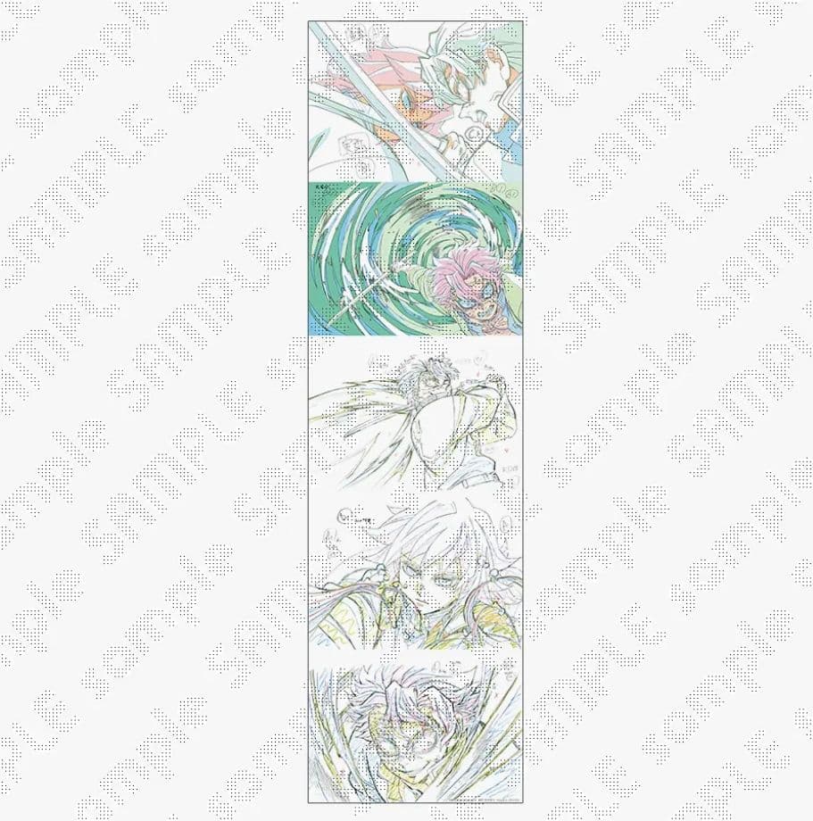 鬼滅の刃 原画タペストリー 19　SMASH 柱稽古編　冨岡義勇　不死川実弥