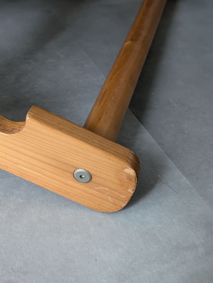 USED/北欧 木製 リクライニングチェア パーソナルチェア 折りたたみ式