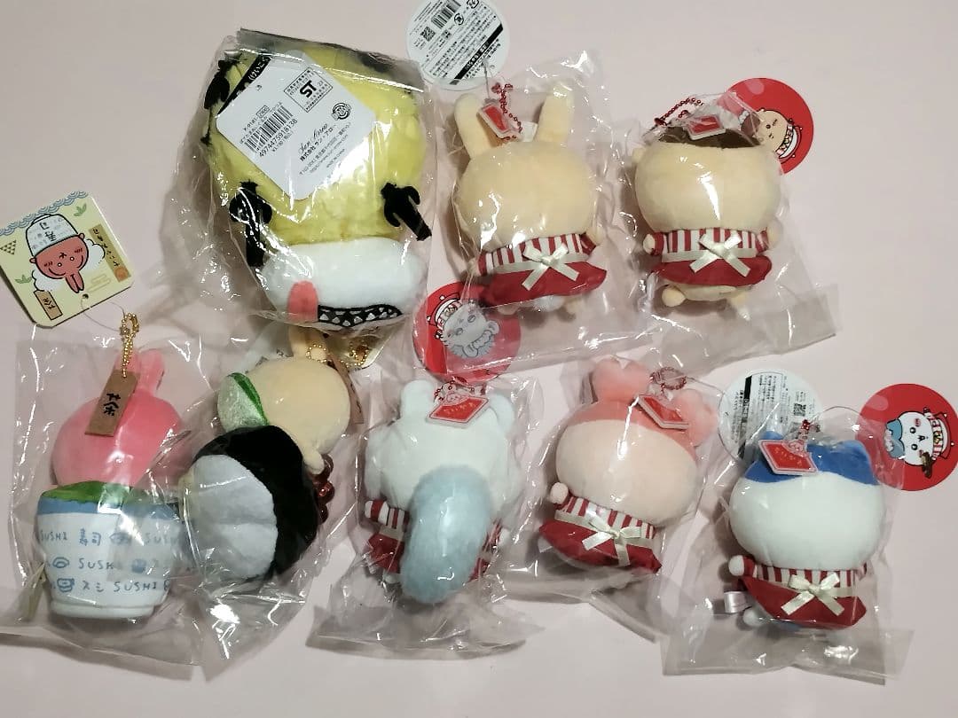 ちいかわ　ぬいぐるみ　マスコット　8個セット