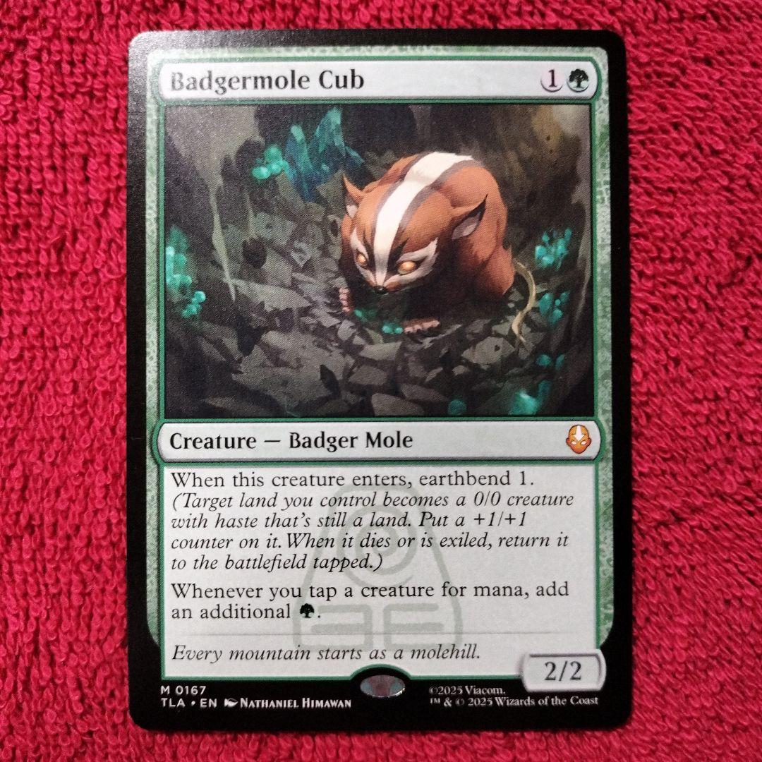 アナグマモグラの仔　英語版　アバター　伝説の少年アン　神話レア　TLA MTG