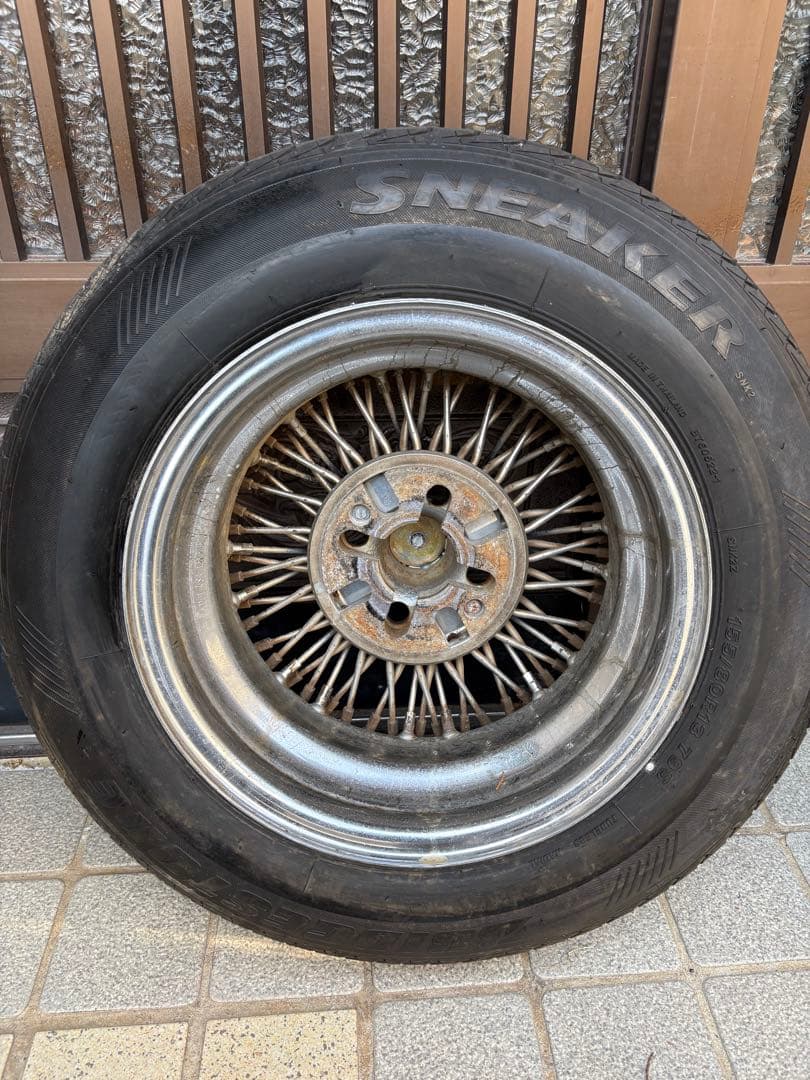 希少13インチ PCD100 4Hワイヤーホイールセット　ビュートマーチ他