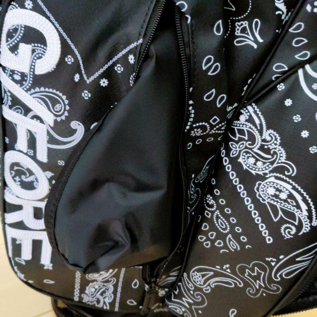 ジーフォア G FORE キャディバッグ サフィアーノ バンダナ プリント