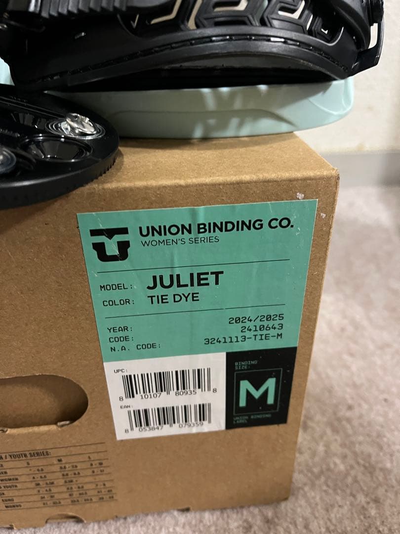 ユニオンUNION スノーボードバインディング TIE DYE24-25 モデル