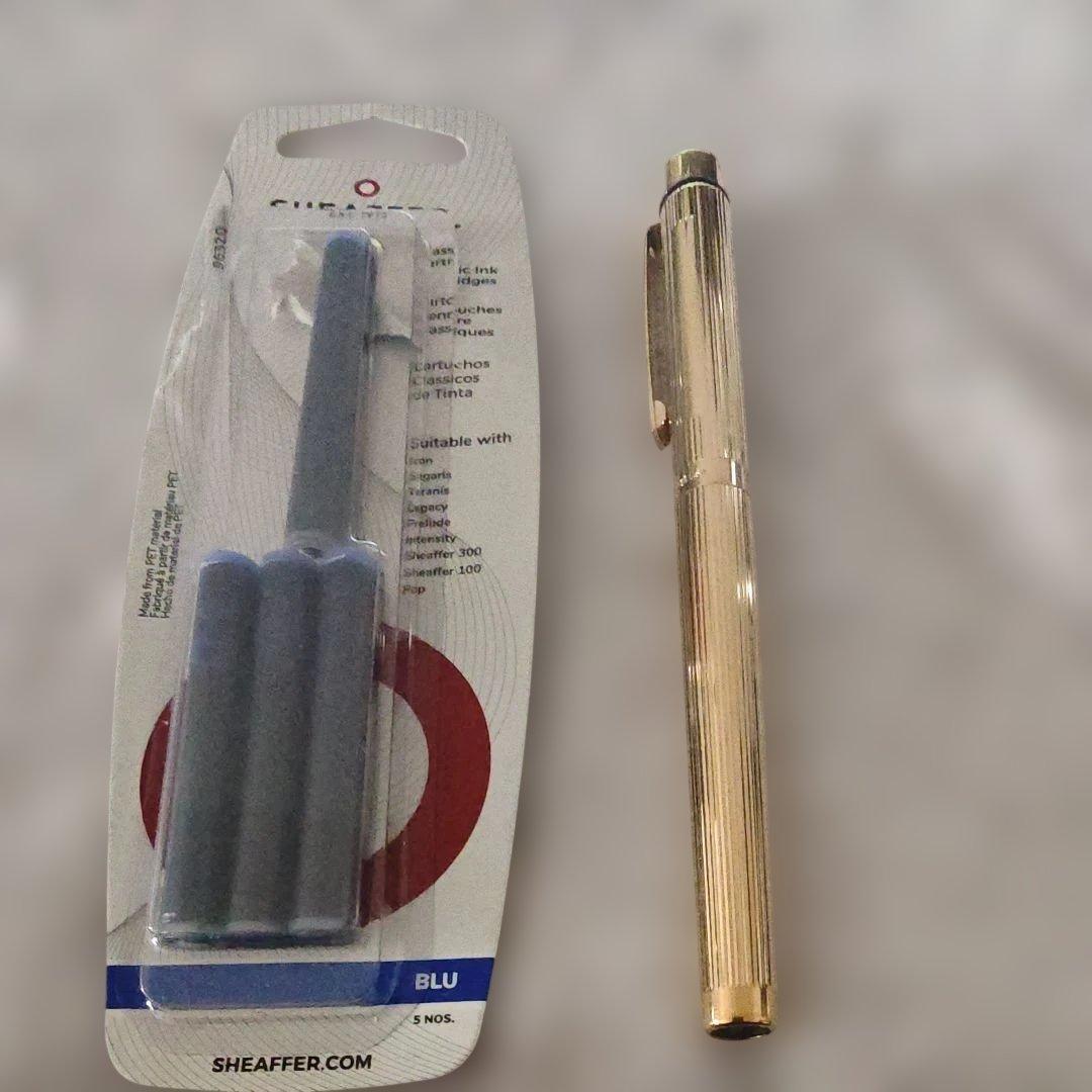 金張り　シェーファー　タルガ　14Kペン先