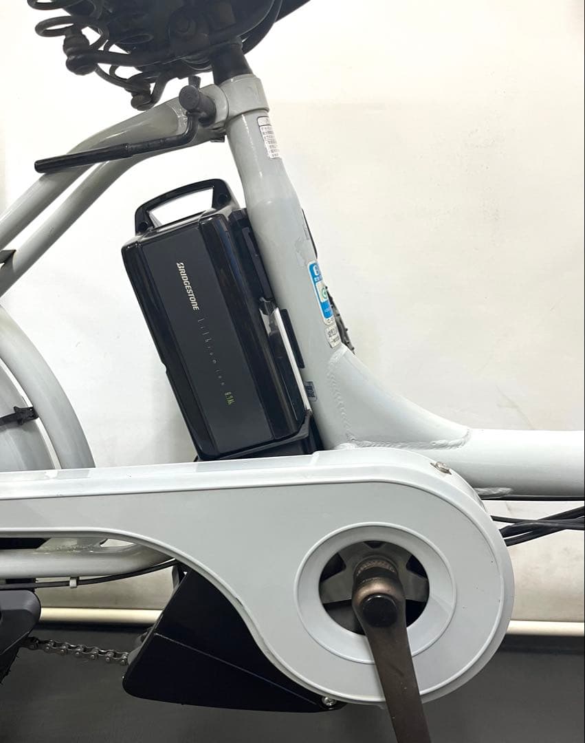 1年保証 送料無料　ブリヂストン　ビッケ　20インチ　水色　電動アシスト自転車