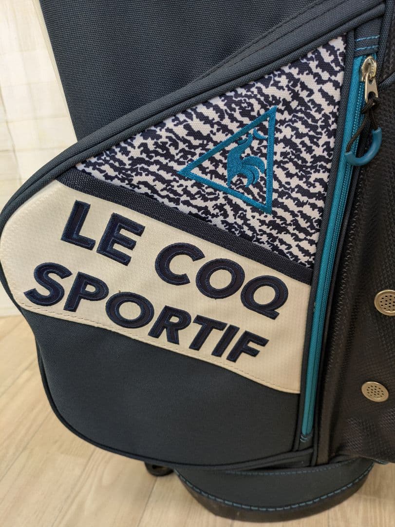 LE COQ SPORTIF ゴルフバッグ スタンド式 ダークブルー