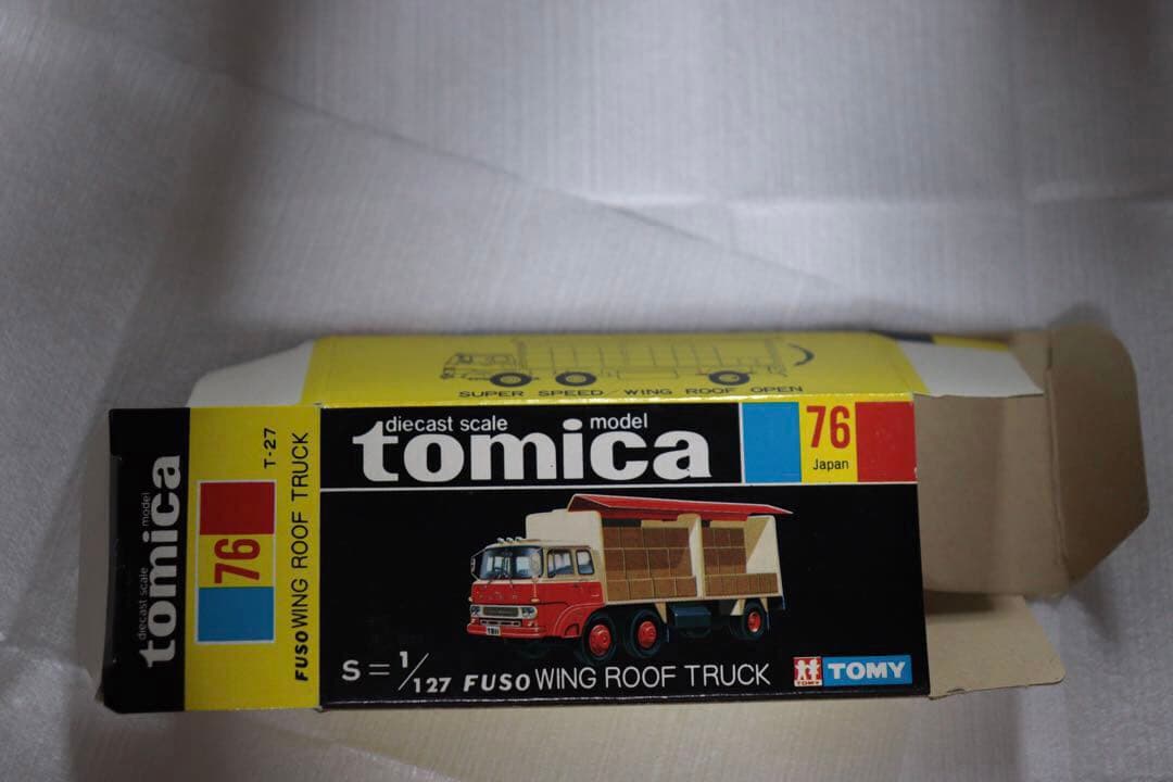 日本製　国産　トミカ　三菱　ふそう　ウイング　ルーフ　トラック　76