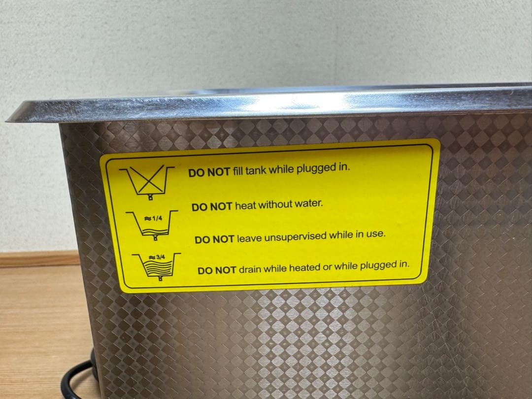超音波洗浄機　DIGITAL ULTRASONIC CLEANER 3L