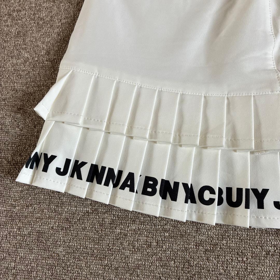 【Jack Bunny!!】パーリーゲイツ　裏微起毛 ペプラム プリーツスカート