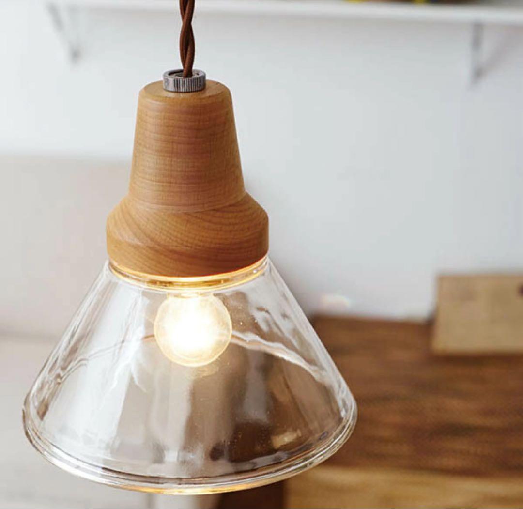 美品　Berka ベルカ　クリア　ペンダントランプ ペンダントライト