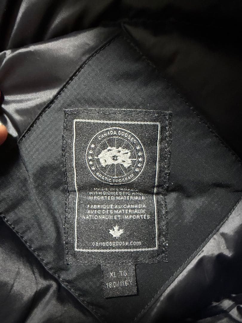カナダグース　ロッジフーディー　ブラックレーベル　XLサイズ