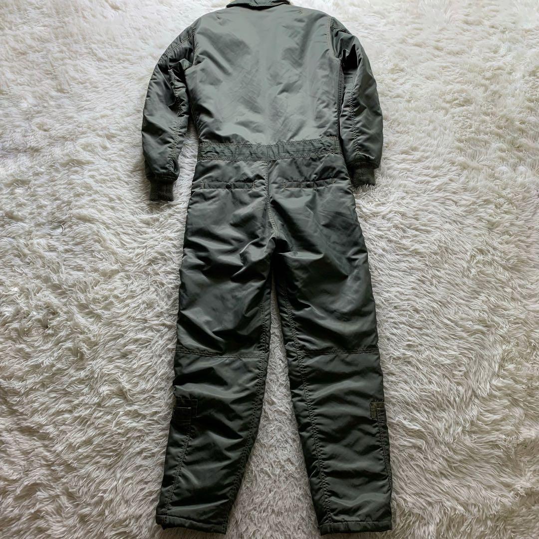 た*コ様 美品■AVIREX オールインワン　つなぎ　カーキ　L