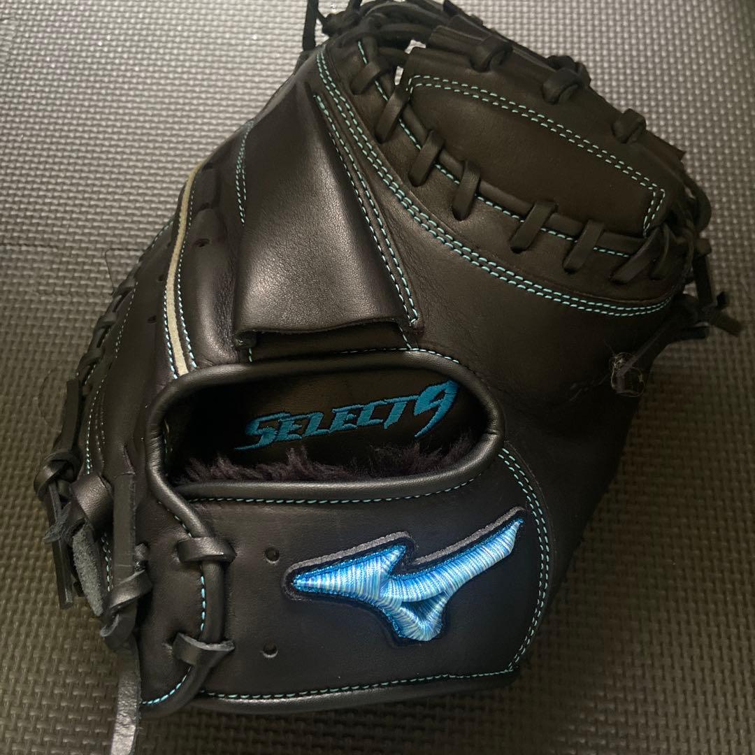 Mizuno Safen9 黒 レザーグローブ