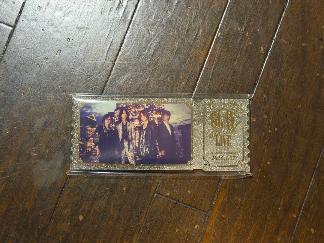 【未開封】 GLAY スペシャルライブ 限定 アクリルブロックKアリーナ