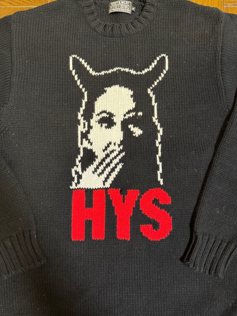ヒステリックグラマー・ヒスガール HYSロゴ ニット