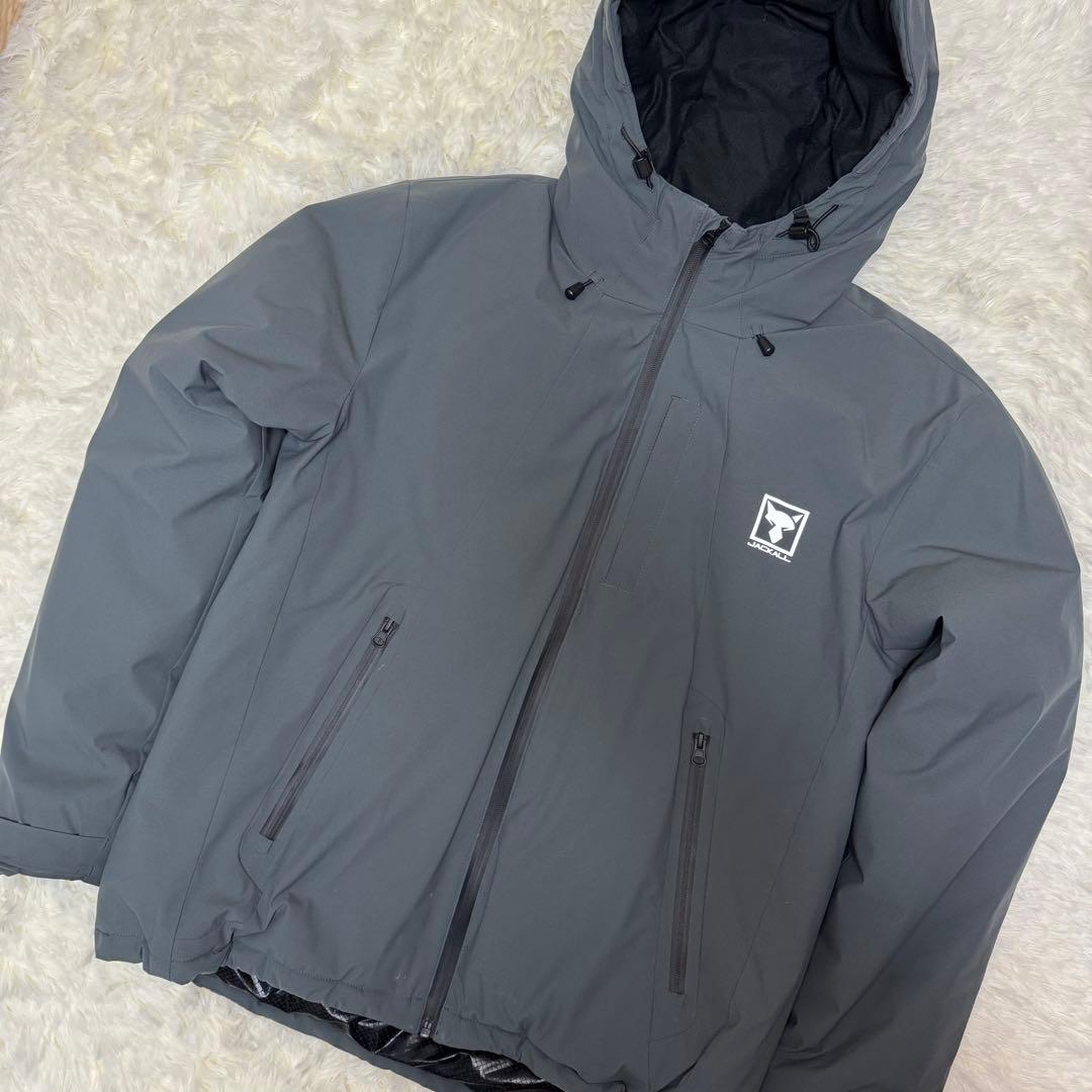 ▼JACKALL/ジャッカル▼中綿ジャケット▼グレー▼アウトドア▼Lサイズ
