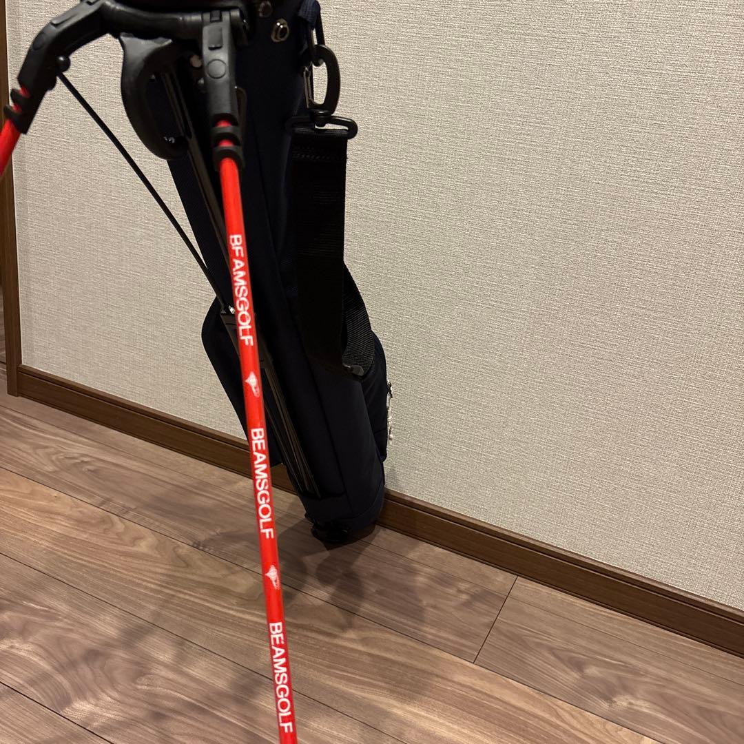 BEAMS GOLF スタンド式ゴルフバッグ ネイビー