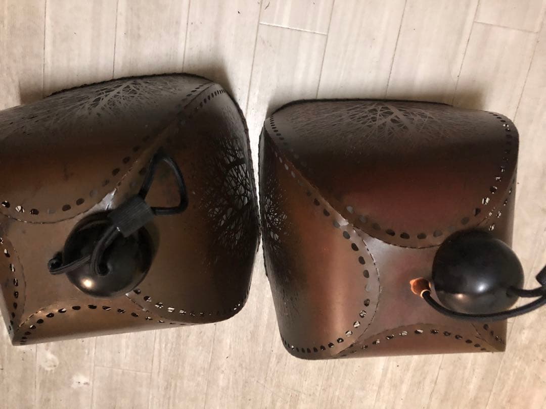 鶴岡鉦治郎 ペンダントライトx 3台セット ヤマギワ製 1970年代 ビンテージ