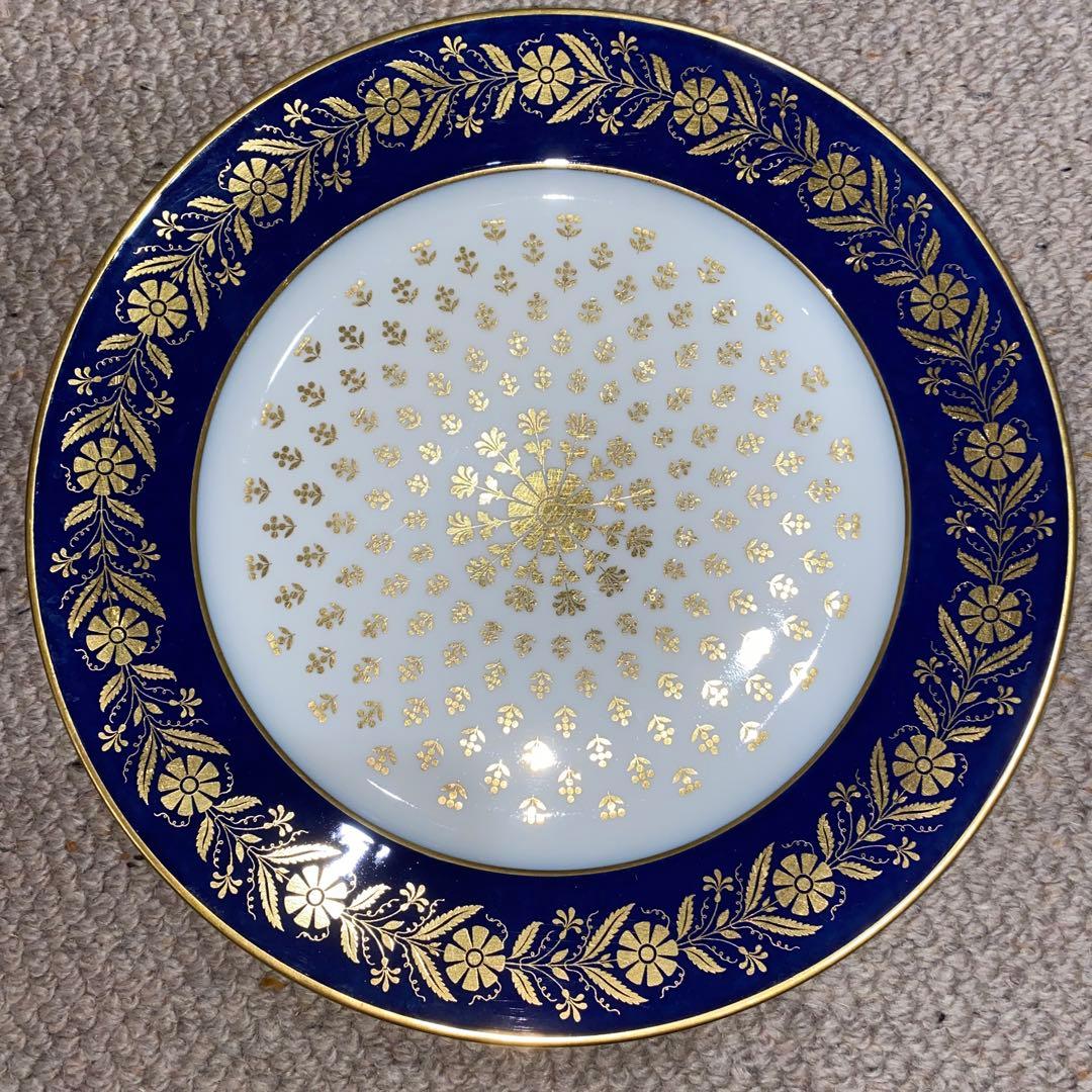 セーブル 大皿　セーブル ブルー　24cm 1834年製