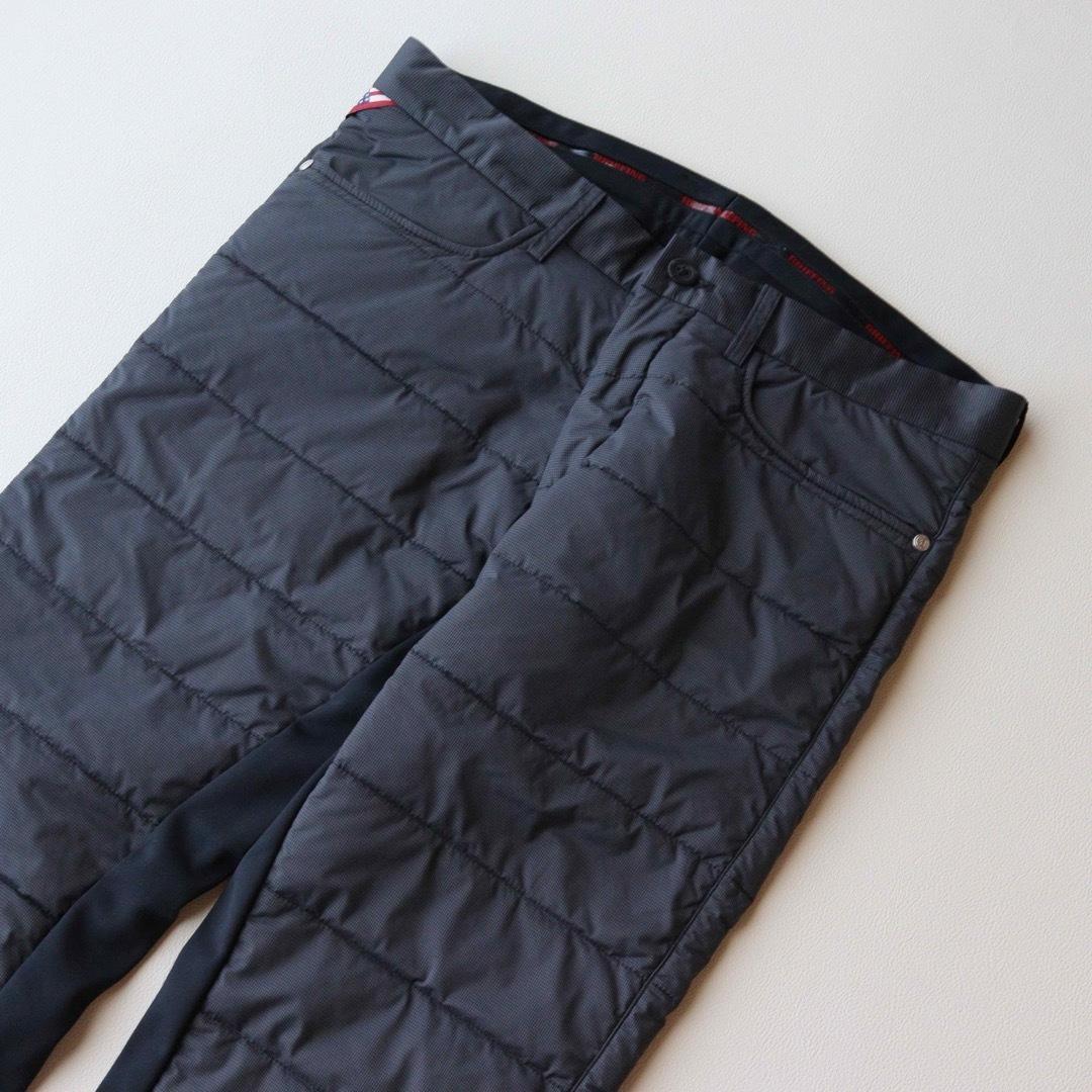 5391【極美品】ブリーフィング　中綿ロングパンツ 極暖 防風 防寒 ブラック
