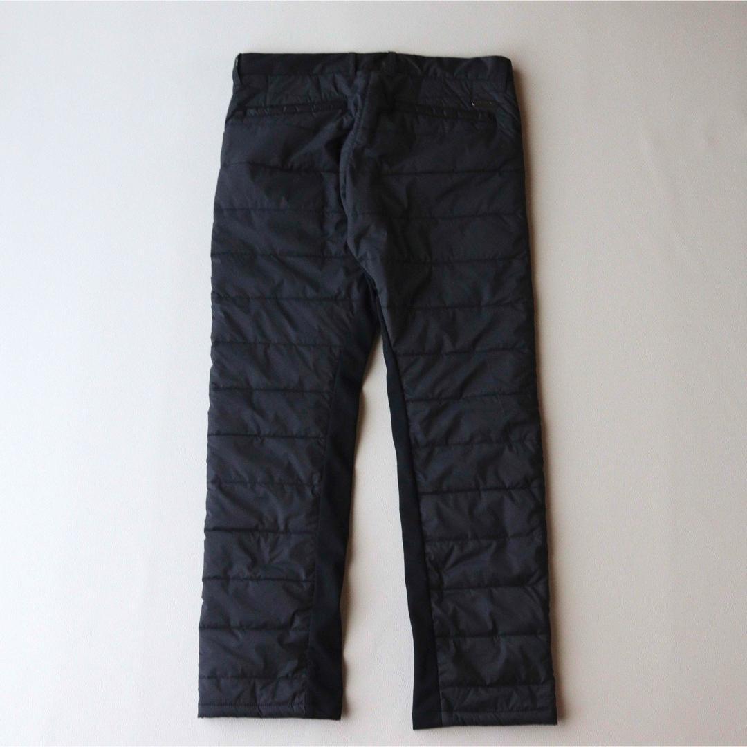 5391【極美品】ブリーフィング　中綿ロングパンツ 極暖 防風 防寒 ブラック