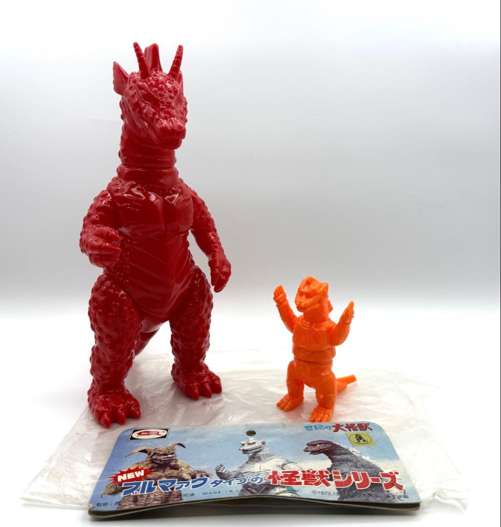 M1号 ブルマァクタイプの怪獣 チタノザウルス ミニ メカゴジラ付き 未塗装