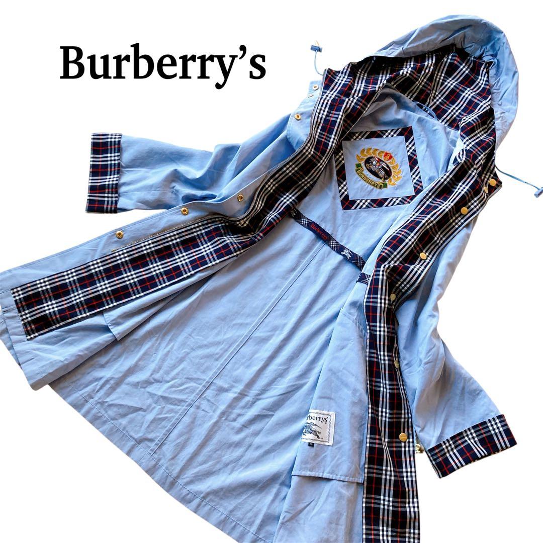 BURBERRY バーバリー モッズコート ノバチェック 金ボタン 大きい 40