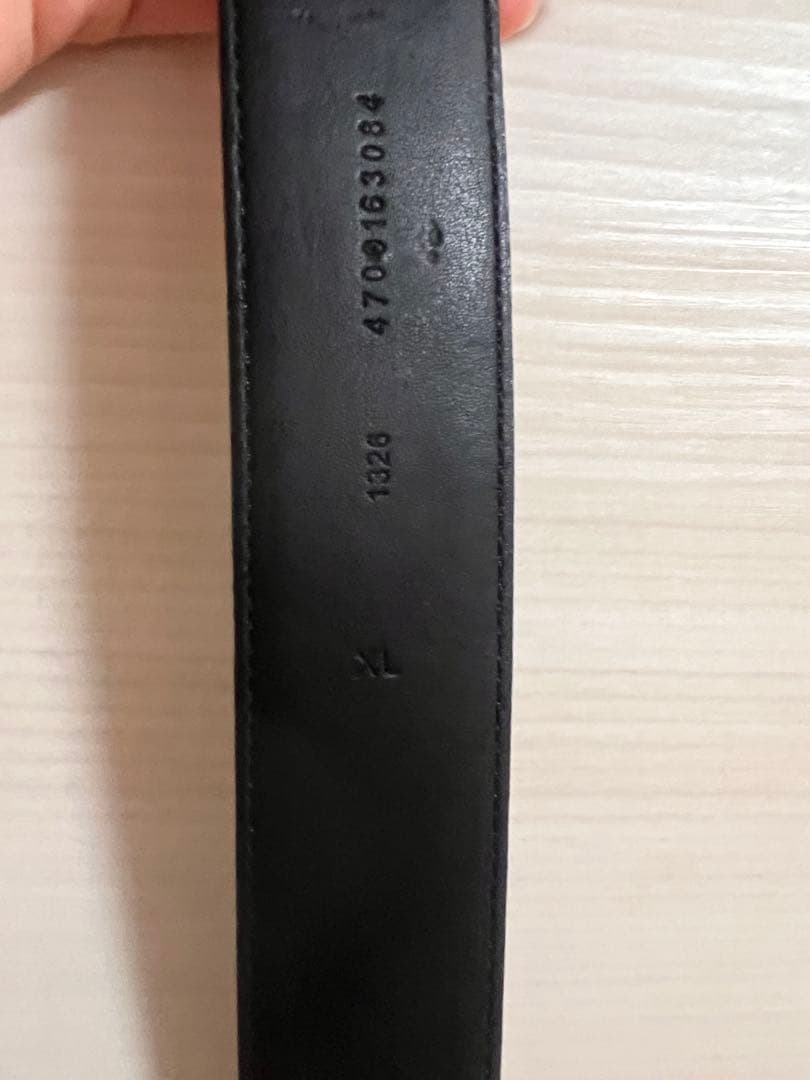 ★超美品★Ralph Lauren ブラックレザーベルト