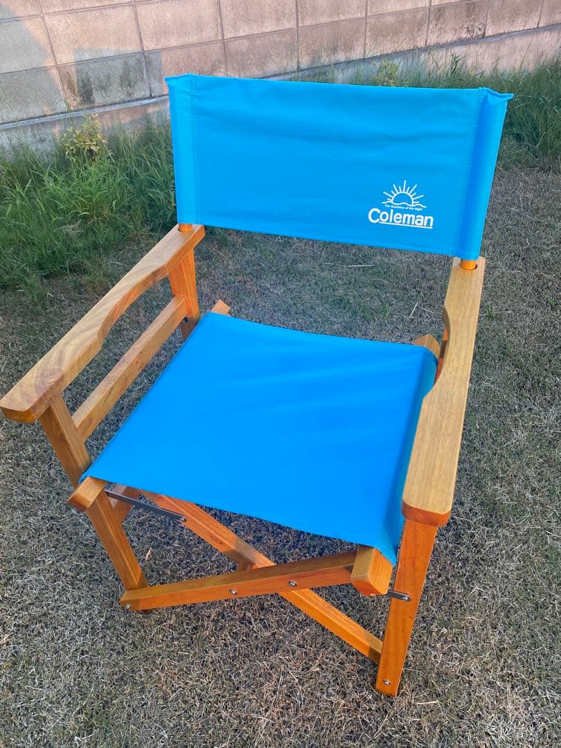 コールマンディレクターズチェアターコイズブルー