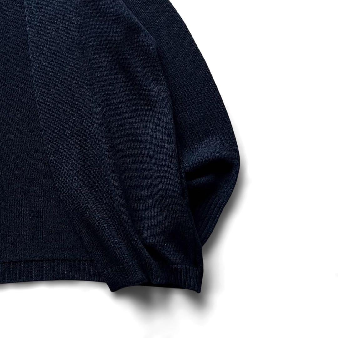 【美品】45R/45RPM ウール100% ボタンレスカーディガン