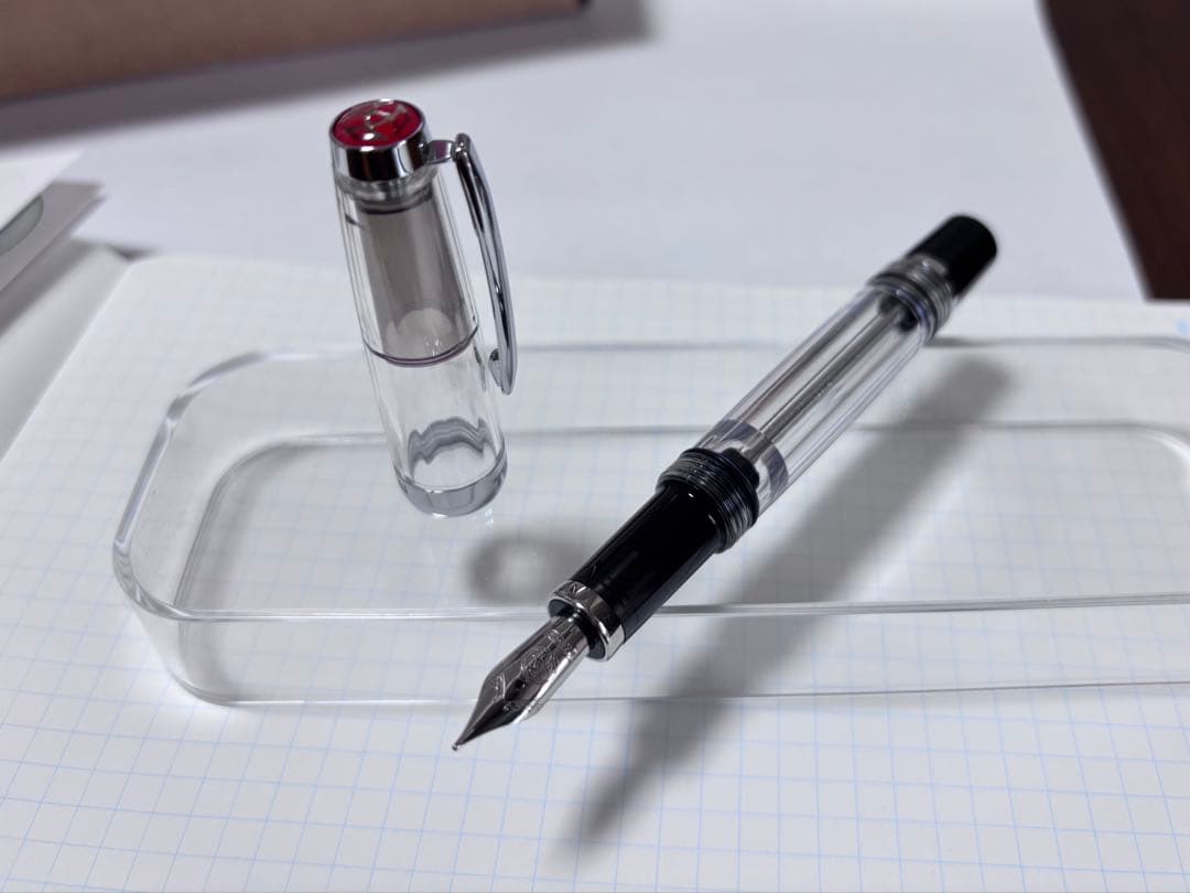 最終価格 TWSBI VAC mini 万年筆 クリア ニブM 試筆のみ