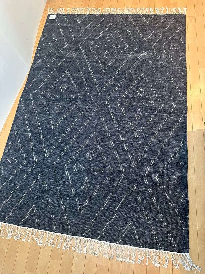 【展示品】 ACTUS ラグ インド製ウール86%綿13%ナイロン1% ※301